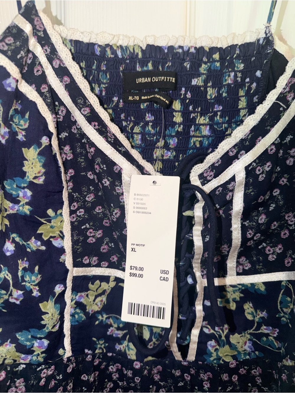 UO Florentina Prairie Midi Dress XL - Picture 6 of 8